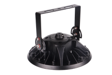 Cargar imagen en el visor de la galería, 150W Tunable UFO LED High Bay Light - Selectable Wattage (150W /120W/100W) &amp; CCT (4000K/5000K), 23,100 Lumens, 0-10V Dimmable - UL &amp; DLC 5.1 Certified
