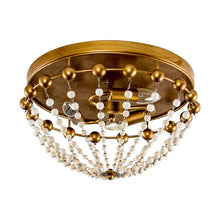 Load image into Gallery viewer, 3-Light Golden Bohemian LED Modern Flush Mount Lighting
