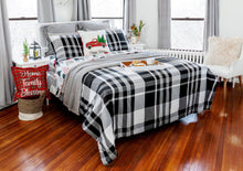 Cargar imagen en el visor de la galería, Farmhouse Yarn Dyed Plaid Comforter 5 Piece Set
