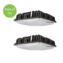 Carregar imagem no visualizador da galeria, High-Performance LED Canopy Light: 63W/45W/30W, 5000K/4000K, 135 LM/Watt, 0-10V Dimmable, 120-277V- Illuminate with Efficiency
