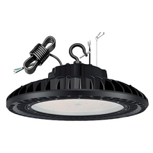 Cargar imagen en el visor de la galería, 300W LED UFO High Bay Light for Warehouse - 41,000LM, 5000K Daylight, Dimmable, IP65 Waterproof, Commercial Lighting
