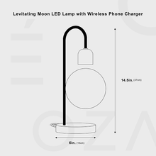 Carregar imagem no visualizador da galeria, Moon LED Lamp with Wireless Phone Charger
