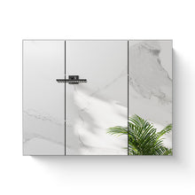 Load image into Gallery viewer, 39 x 28 Inches Medicine Cabinet Black Iron Cabinet bathroom with Mirror Wall Mount
