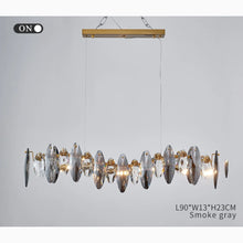 Carregar imagem no visualizador da galeria, MIRODEMI® Aarschot | Wave Design Chrome Crystal Chandelier for Kitchen
