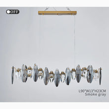 Load image into Gallery viewer, MIRODEMI® Aarschot | Wave Design Chrome Crystal Chandelier for Kitchen
