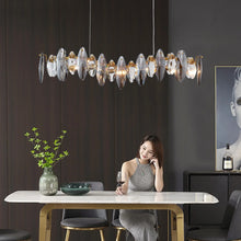 Load image into Gallery viewer, MIRODEMI® Aarschot | Wave Design Chrome Crystal Chandelier for Kitchen
