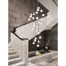 Carregar imagem no visualizador da galeria, MIRODEMI® Cernobbio | Staircase Hanging Crystal Lamp | S2024S
