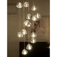 Carregar imagem no visualizador da galeria, MIRODEMI® Cernobbio | Staircase Hanging Crystal Lamp | S2024S
