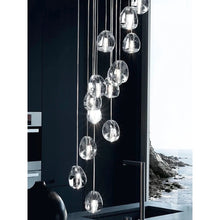 Carregar imagem no visualizador da galeria, MIRODEMI® Cernobbio | Staircase Hanging Crystal Lamp | S2024S
