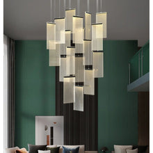 Cargar imagen en el visor de la galería, MIRODEMI® Varenna | Gold Long Hanging Light Fixture
