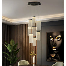 Cargar imagen en el visor de la galería, MIRODEMI® Varenna | Gold Long Hanging Light Fixture
