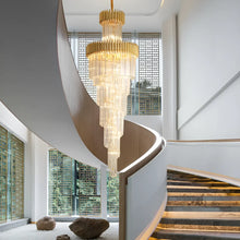 Load image into Gallery viewer, MIRODEMI® Ravello | Stairwell Crystal Chandelier for Hall
