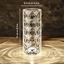 Load image into Gallery viewer, Rose Crystal Lamp
