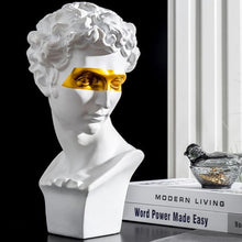 Load image into Gallery viewer, Golden Mask David Sculpture
