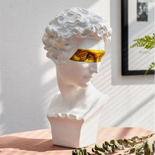 Load image into Gallery viewer, Golden Mask David Sculpture
