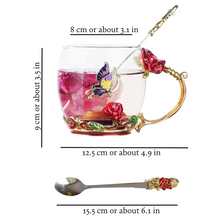 Cargar imagen en el visor de la galería, Enchanted Blossom Glass Cup
