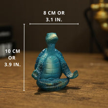 Load image into Gallery viewer, Yoga Turtle Statues
