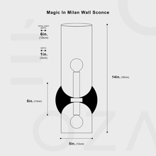 Carregar imagem no visualizador da galeria, Magic In Milan Wall Sconce
