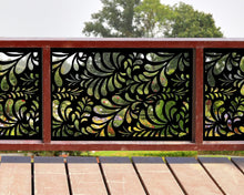 Carregar imagem no visualizador da galeria, Budding Leaf Pattern Fence/Gate Panel Insert (Metal and Plastic Available)
