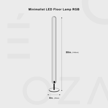 Carregar imagem no visualizador da galeria, Minimalist LED Floor Lamp RGB
