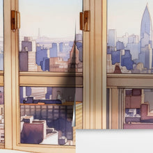 Carregar imagem no visualizador da galeria, New York City Penthouse View Wallpaper Mural. #6660
