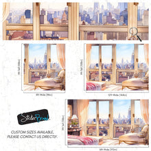 Cargar imagen en el visor de la galería, New York City Penthouse View Wallpaper Mural. #6660
