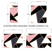 Load image into Gallery viewer, Modern Decor Gold, Black and Pink Mosaic Peel and Stick Wallpaper | Removable Wall Mural #6210
