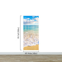 Load image into Gallery viewer, Ocean Beach Shore Wallpaper Mural. Tropical Theme Wall Decor. #6770
