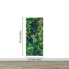 Cargar imagen en el visor de la galería, Greenery Jungle Bush Wallpaper Mural. Tropical Leaves / Fern Wallpaper. #6765
