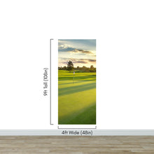 Load image into Gallery viewer, Golf Course Wallpaper. Sunset Over Golf Course. #6747
