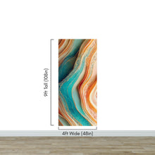 Load image into Gallery viewer, Colorful Marble Slate Wallpaper Mural. #6737
