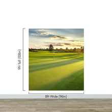 Load image into Gallery viewer, Golf Course Wallpaper. Sunset Over Golf Course. #6747
