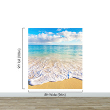 Load image into Gallery viewer, Ocean Beach Shore Wallpaper Mural. Tropical Theme Wall Decor. #6770
