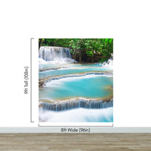 Load image into Gallery viewer, Kuang Si Thailand Waterfall Wallpaper Mural. #6041
