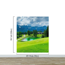 Cargar imagen en el visor de la galería, Golf Course Mountain View Wallpaper. #6767
