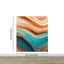 Carregar imagem no visualizador da galeria, Colorful Marble Slate Wallpaper Mural. #6737
