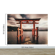 Carregar imagem no visualizador da galeria, Japanese Torii Gate Wallpaper Mural. #6723
