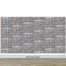 Load image into Gallery viewer, Modern Urban Wallpaper Decor. Metal Steel 3D Wall Mural. #6740
