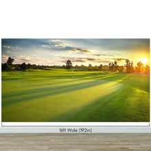 Carregar imagem no visualizador da galeria, Golf Course Wallpaper. Sunset Over Golf Course. #6747
