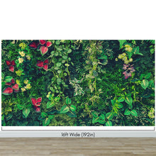 Carregar imagem no visualizador da galeria, Greenery Jungle Bush Wallpaper Mural. Tropical Leaves / Fern Wallpaper. #6765
