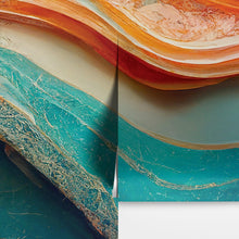 Cargar imagen en el visor de la galería, Colorful Marble Slate Wallpaper Mural. #6737
