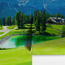 Cargar imagen en el visor de la galería, Golf Course Mountain View Wallpaper. #6767
