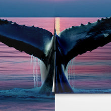 Load image into Gallery viewer, Whale Tail Wall Mural. Ocean Wallpaper. #6688
