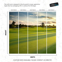 Cargar imagen en el visor de la galería, Golf Course Wallpaper. Sunset Over Golf Course. #6747
