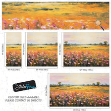 Load image into Gallery viewer, Colorful Yellow Flower Field Painting Wallpaper Mural. #6692
