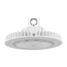 Load image into Gallery viewer, 240W UFO LED High Bay Light with 33,600 Lumens, 5000K Daylight White, for Warehouse, Factory, and Other Industrial Applications
