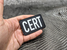 Load image into Gallery viewer, &quot;CERT&quot; 2&quot;X3&quot; PVC Glow Patch
