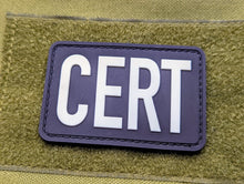 Load image into Gallery viewer, &quot;CERT&quot; 2&quot;X3&quot; PVC Glow Patch
