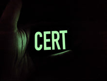 Load image into Gallery viewer, &quot;CERT&quot; 2&quot;X3&quot; PVC Glow Patch
