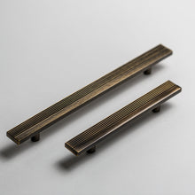 Load image into Gallery viewer, Rail, Antique Brass Cabinet Pulls
